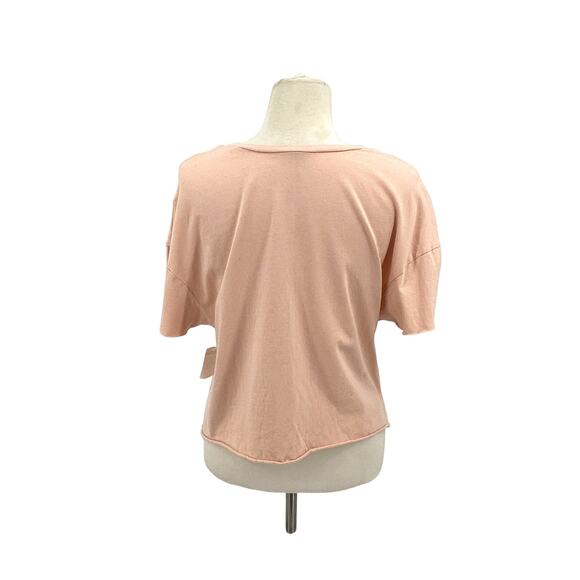 Honeydew Intimates Pink Off The Grid Knit Tie T-shirt Size Medium NWOT $38 MSRP - Picture 7 of 7